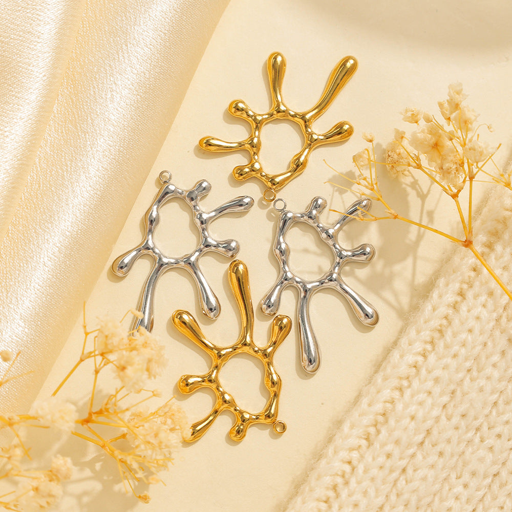 Elvane - Irregular Openwork Pendant Only