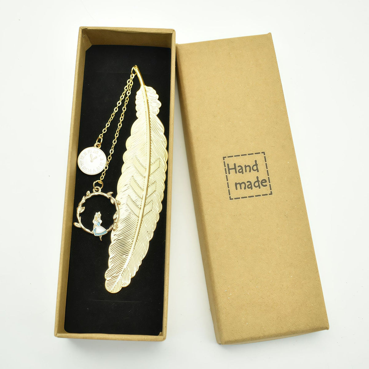 Novellea - Feather-Vein Butterfly-or-Tassel Bookmark