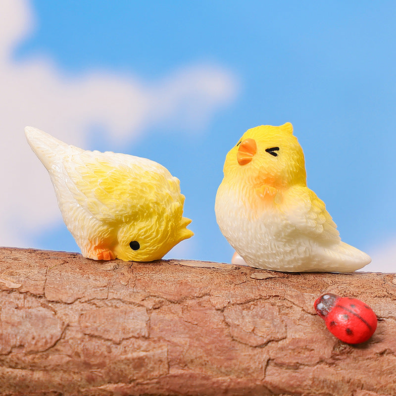 Objella - Playful Cockatiel Pose Miniature Ornament