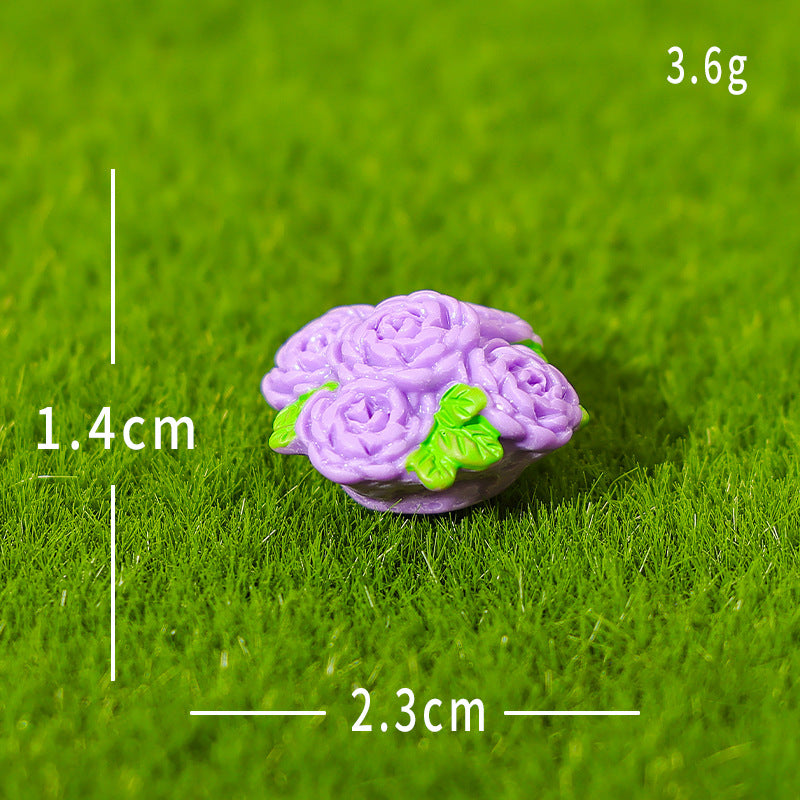 Objella - Flower Garden Scene Miniature Ornament