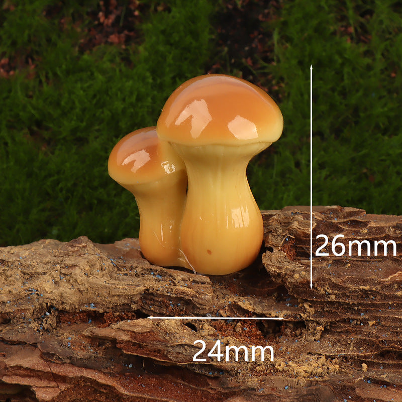 苔藓微景观仿真小蘑菇 创意 DIY 盆景装饰摆件 园艺造景配件