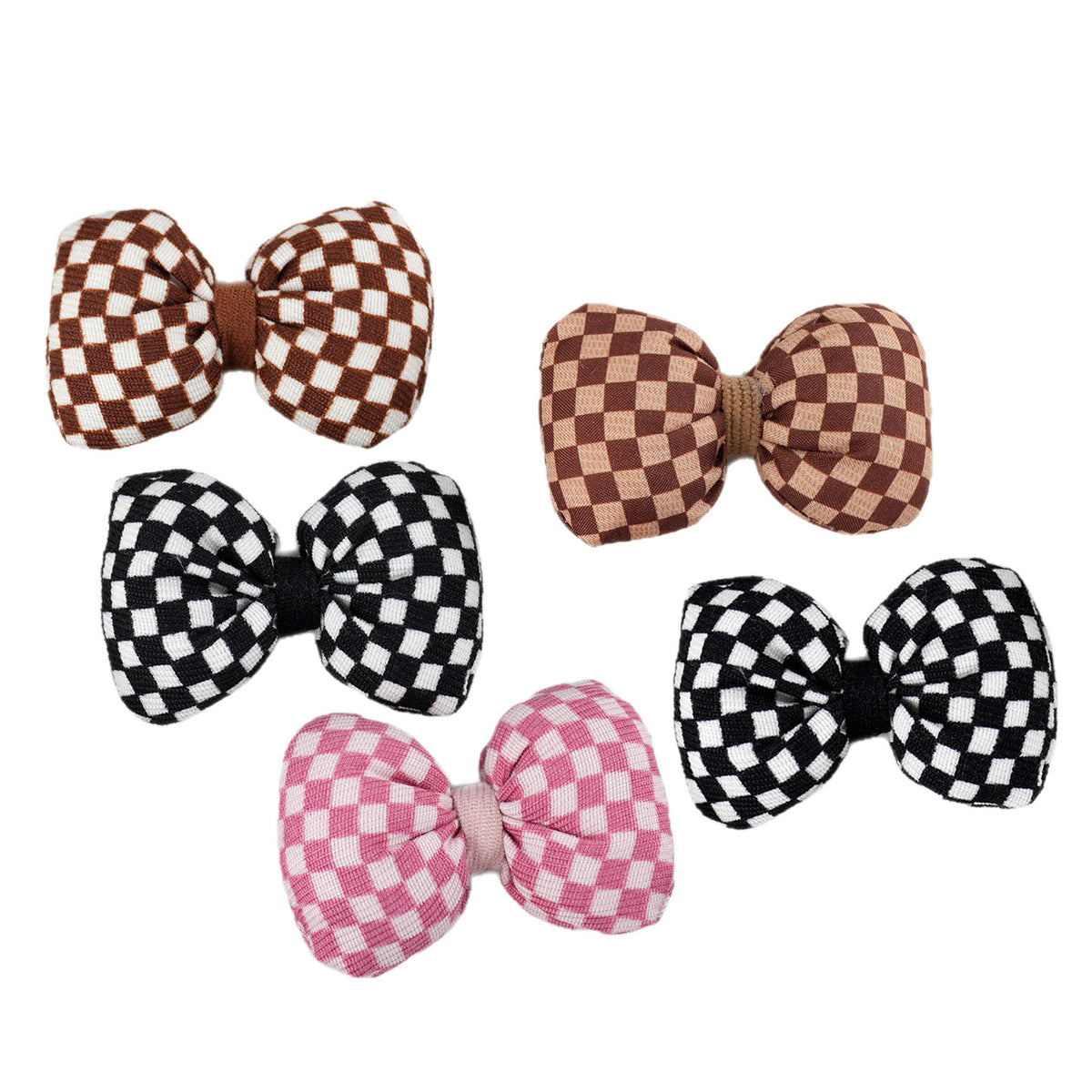 Chivy - Plaid Checker Bow Embellishment Accessory