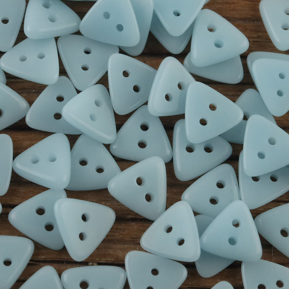 Bunli - DIY 10 Pack Solid-Tone Triangle Button