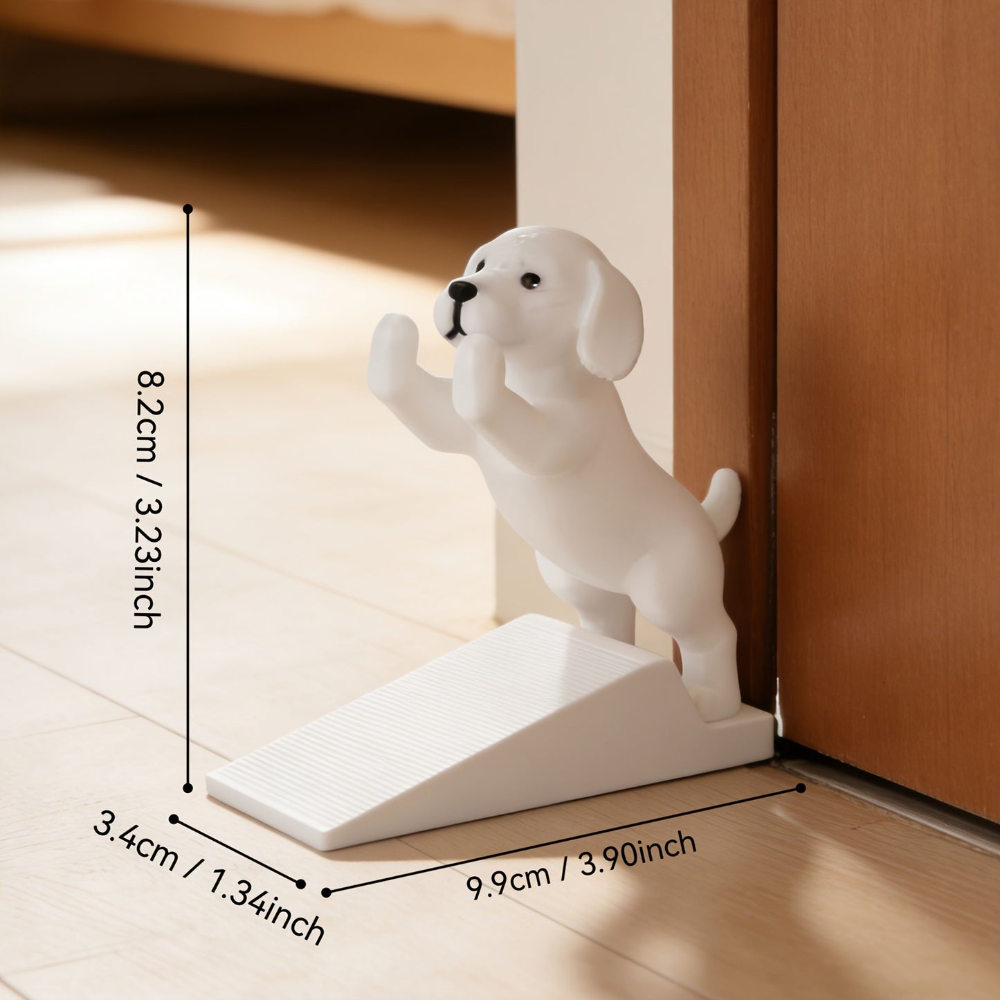跨境新品3d打印可爱小狗门档立体拉布拉多造型门塞趣味治愈小摆件
