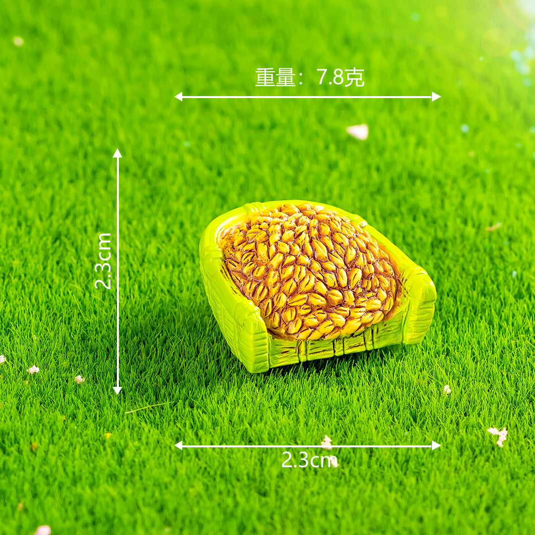 创意稻草人麦子农场微景观园艺造景diy装饰品配件微缩迷你小摆件