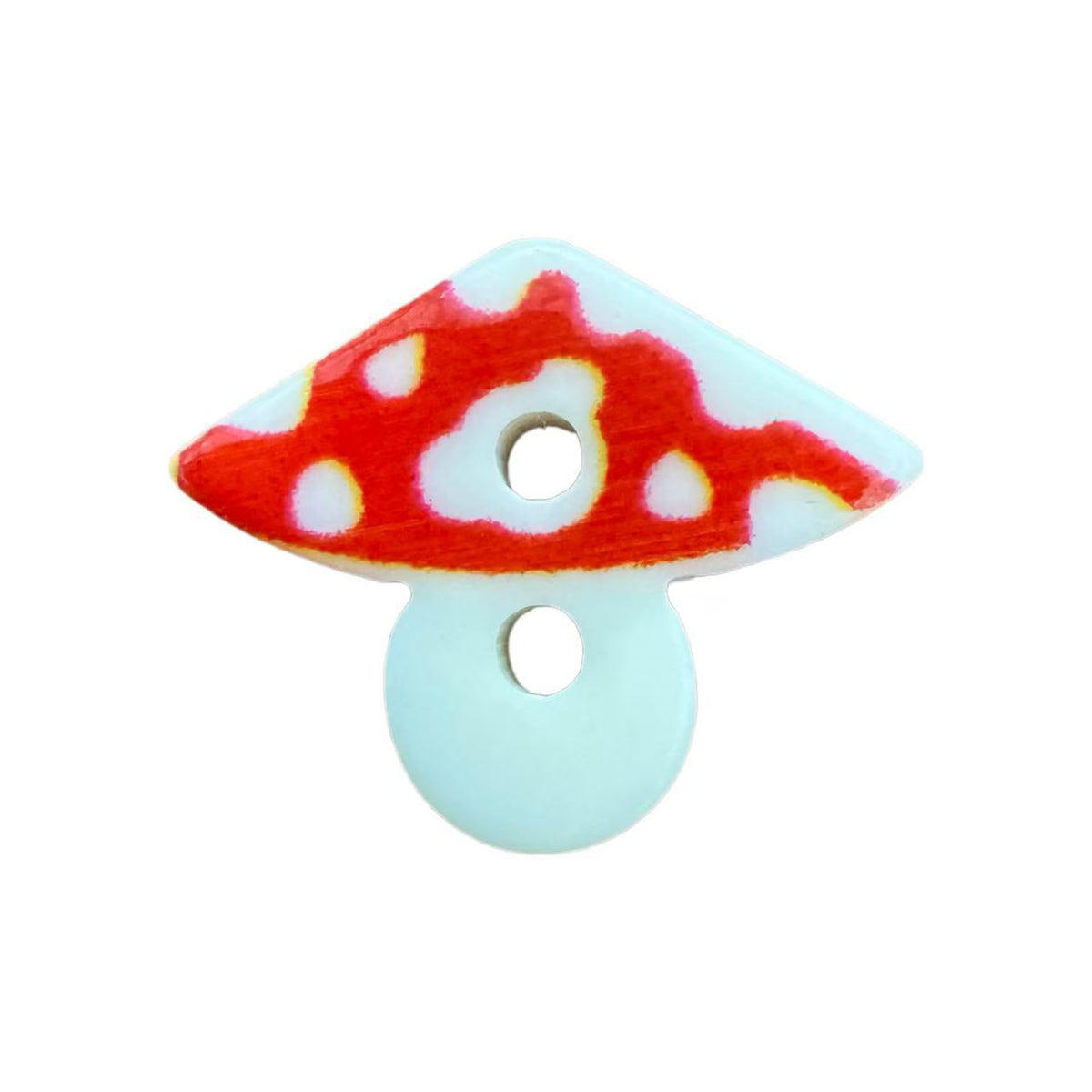 Bunli - DIY 10 Pack Woodland Mushroom Two Hole Button