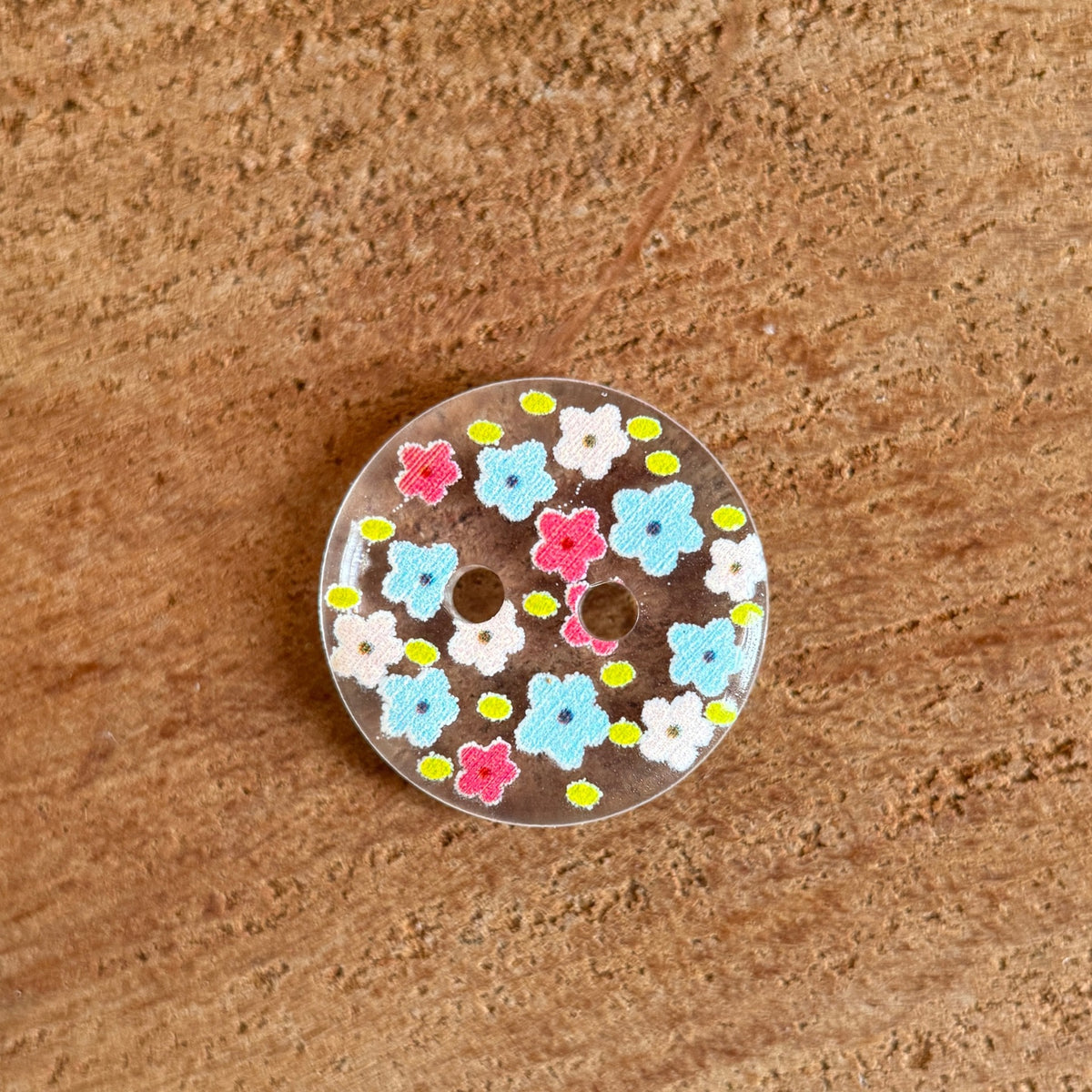 Bunli - DIY 10 Pack Colorful Mixed-Motif Round Button