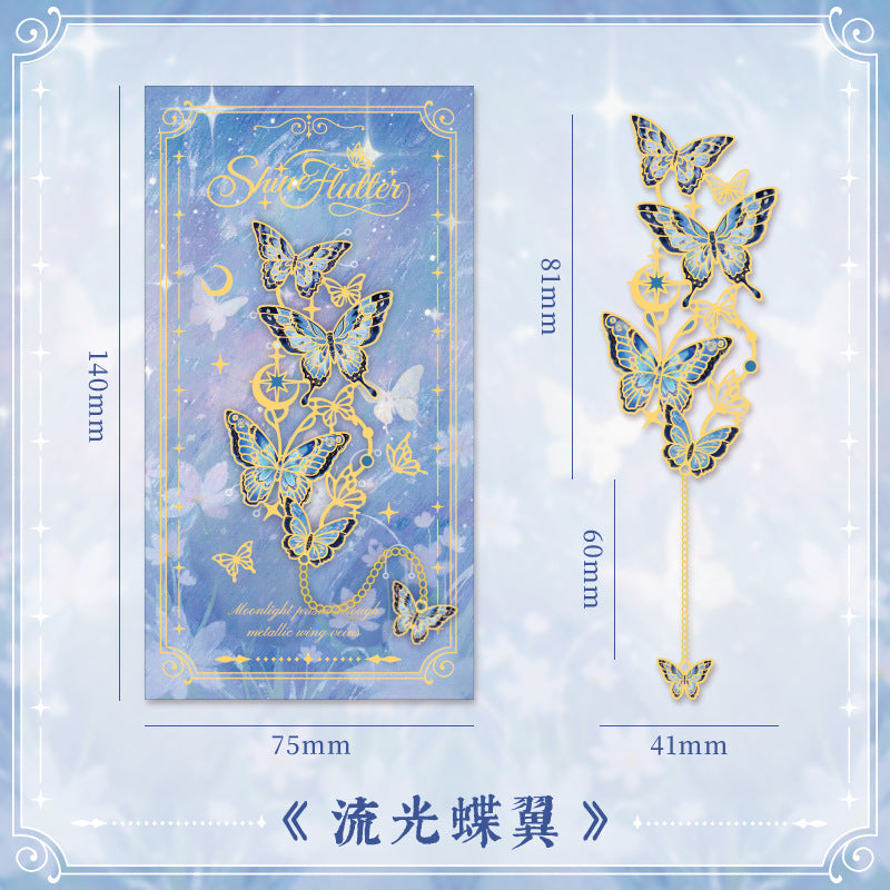 Novellea - Butterfly-Vine Openwork-Charm Bookmark