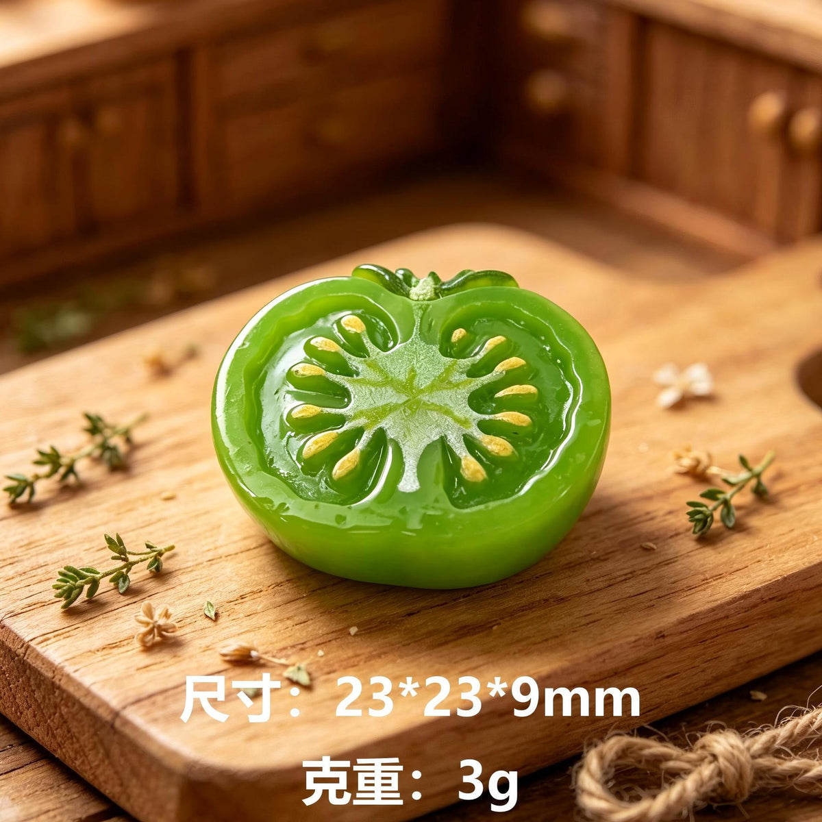 迷你仿真蔬菜切片荷包蛋树脂配件手工DIY冰箱贴发夹饰品贴片蔬菜