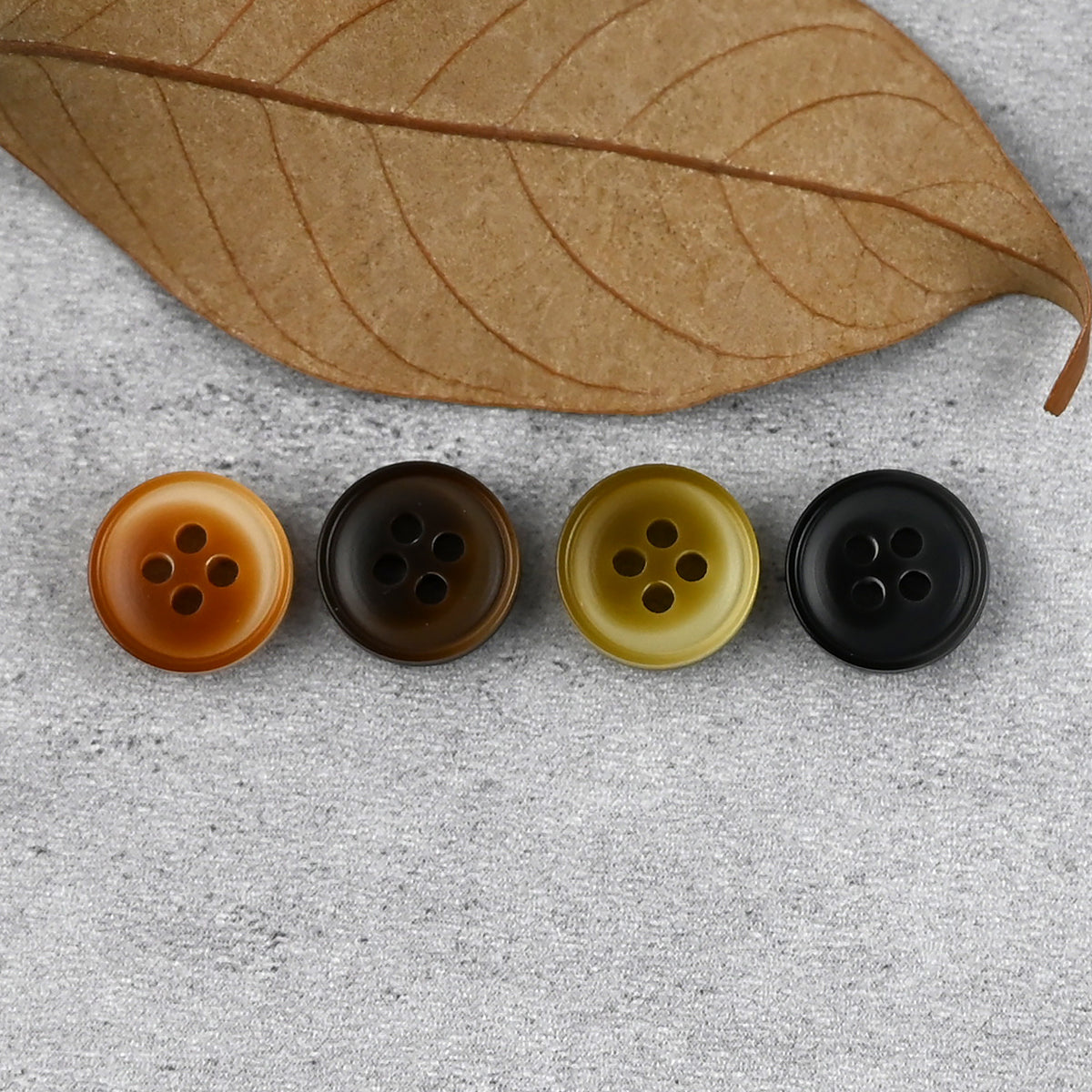 Bunli - DIY 10 Pack Gradient Contrast Four-Hole Button