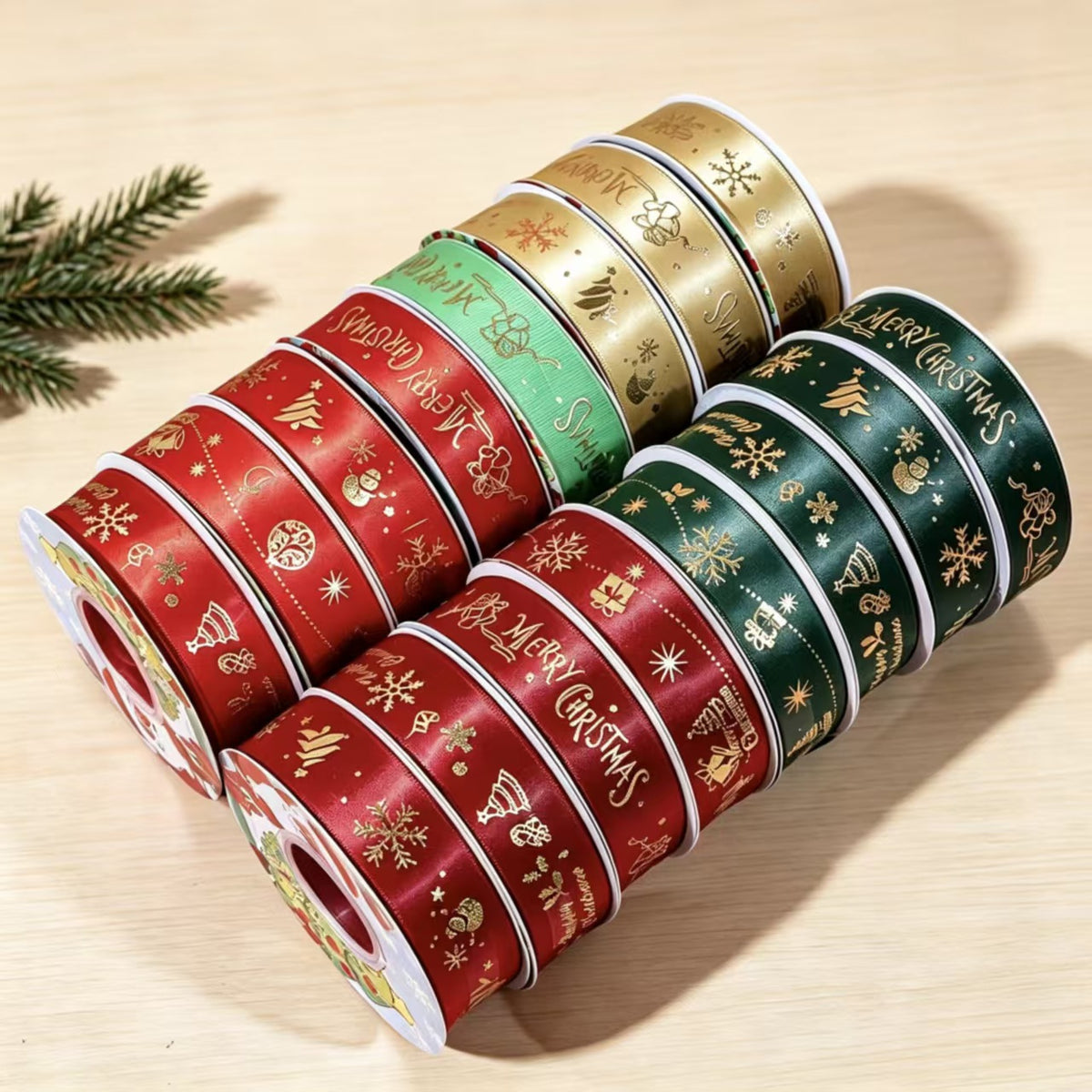 Rivora - Christmas Motif Gift Ribbon