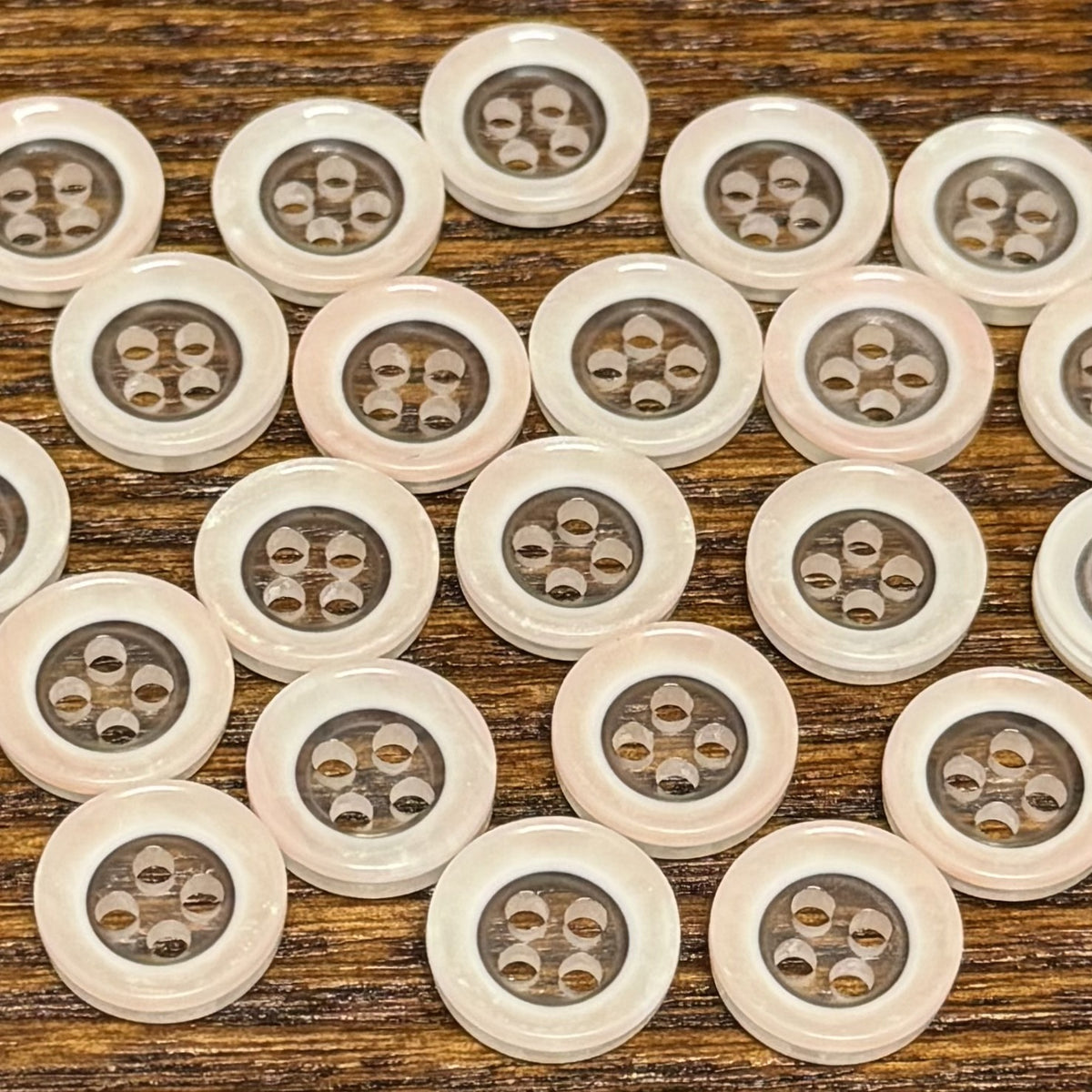 Bunli - DIY 10 Pack Pastel Soft-Sheen Round Button