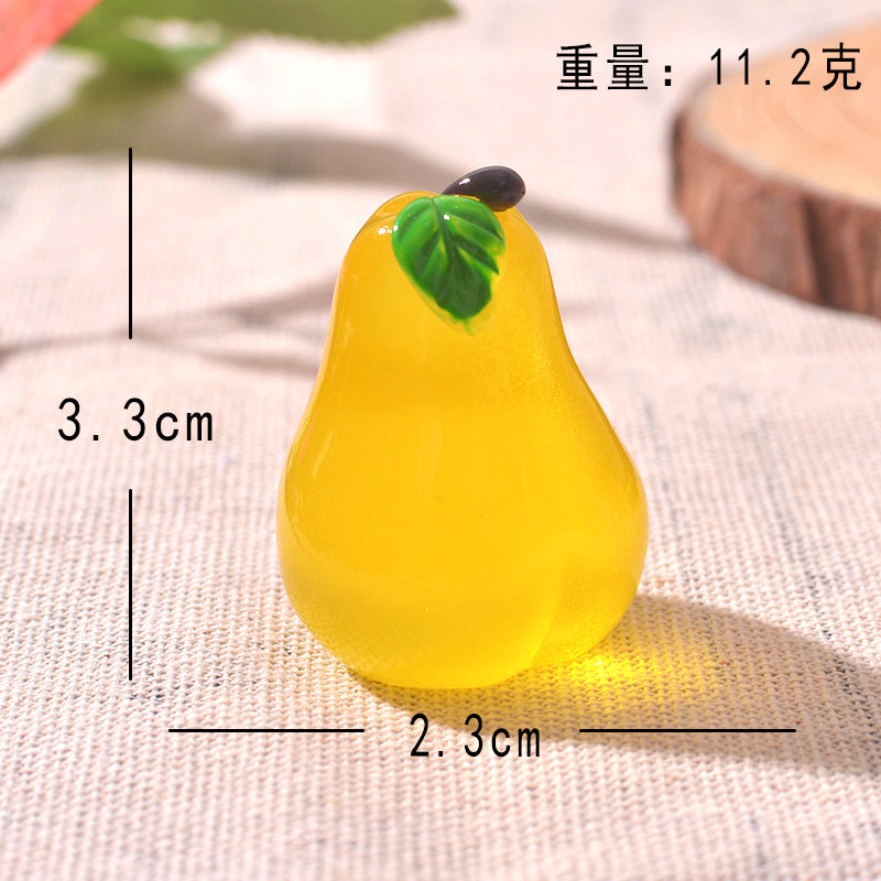 微景观创意仿真大西瓜水果萌粒 食玩diy装饰品盲袋配件桌面小摆件