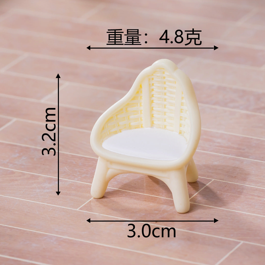 微景观创意森系小屋家具 diy娃娃屋装饰品园艺造景摆件迷你桌面摆