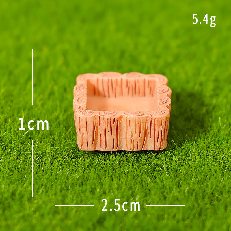 Objella - Flower Garden Scene Miniature Ornament