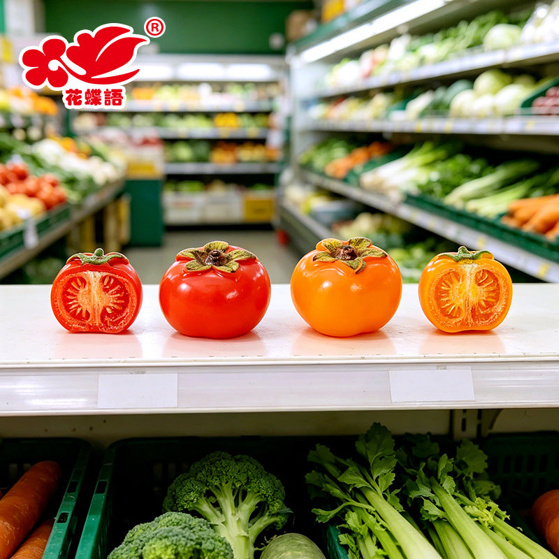 新品微缩仿真西红柿树脂摆件彩绘迷你水果 娃娃屋diy场景桌面配件