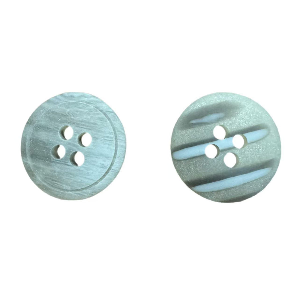 Bunli - DIY 10 Pack Offset Zebra Pattern Button