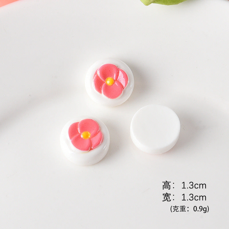 树脂配件diy饰品和果子仿真食玩 手工材料包发饰奶油胶diy小配件