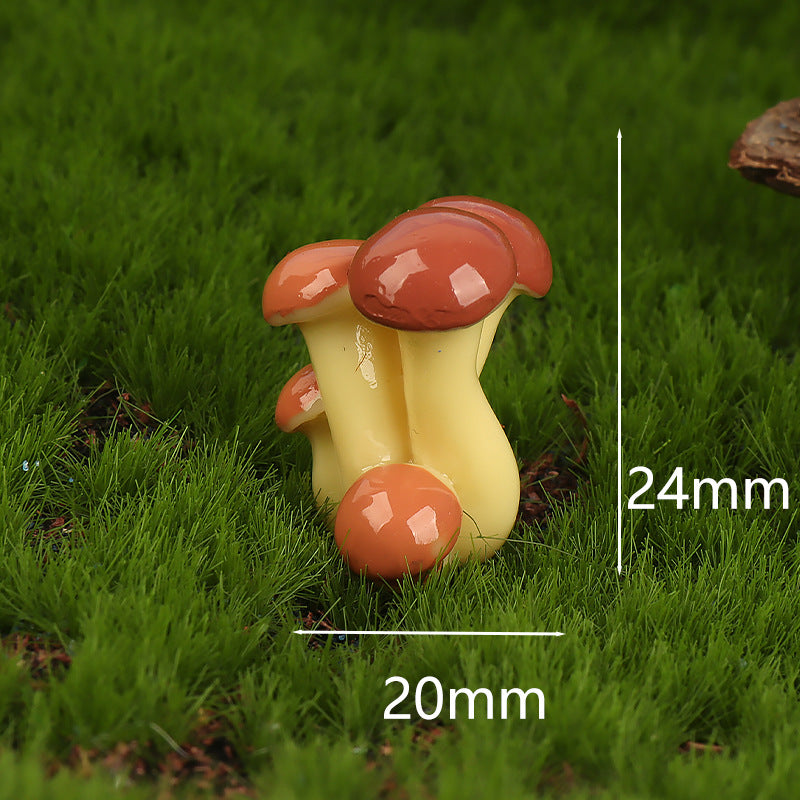 苔藓微景观仿真小蘑菇 创意 DIY 盆景装饰摆件 园艺造景配件