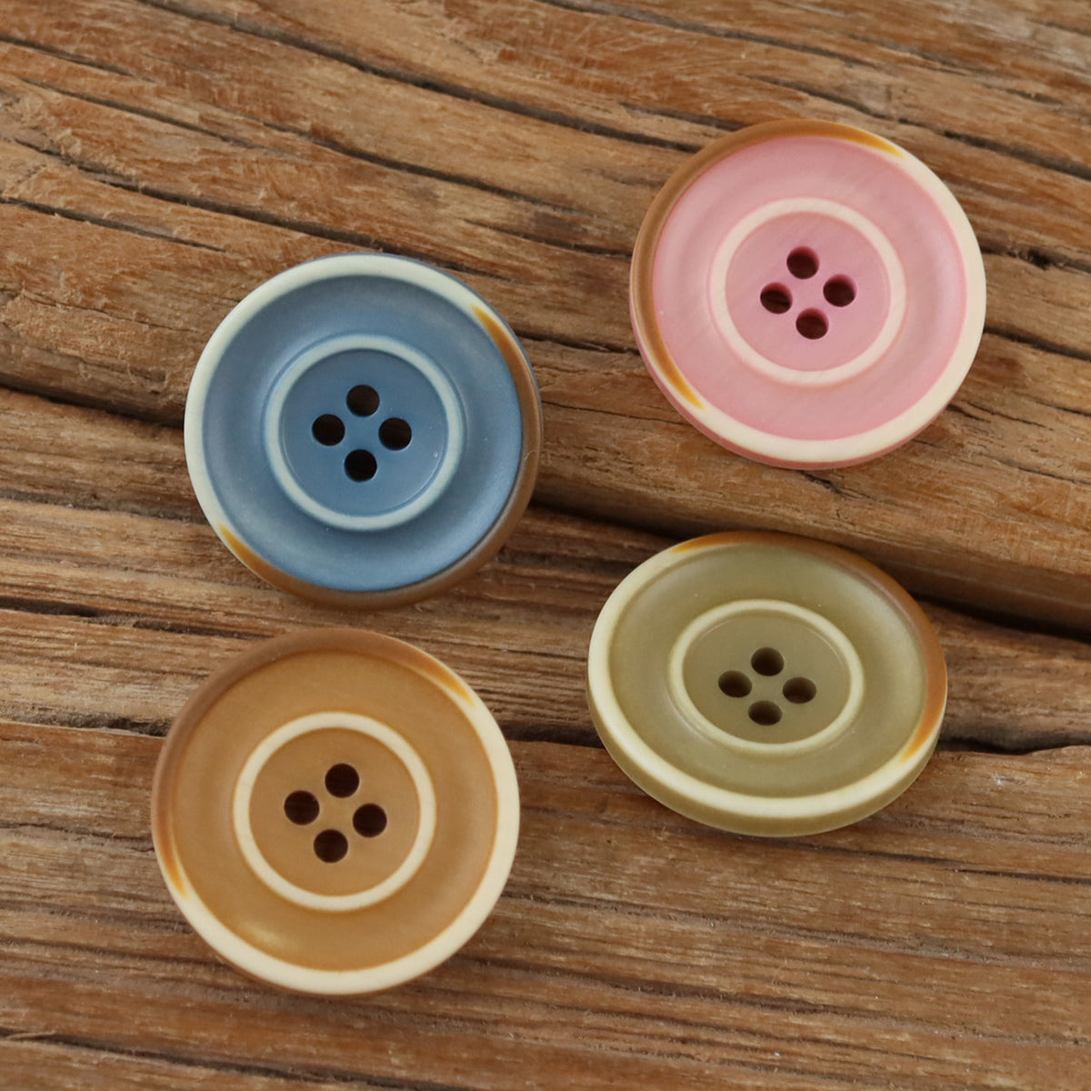 Bunli - DIY 10 Pack Color-Range Round Button
