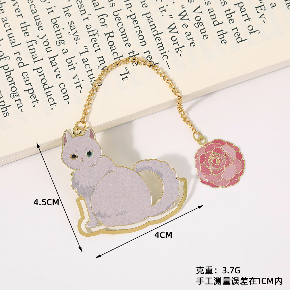 Novellea - Cat-Pose Chain-or-Tassel Bookmark