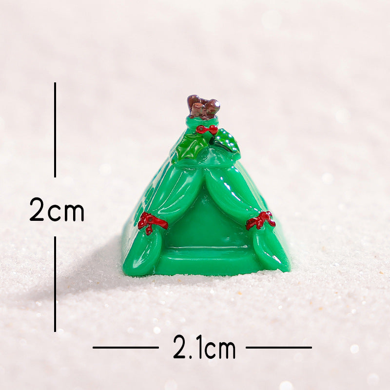 Objella - Festive Snow House Miniature Ornament