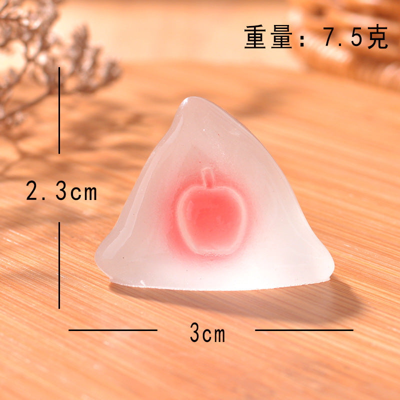 水果冰块水晶果肉微景观园艺夜光小摆件 摆饰儿童节夜光盲盒礼物