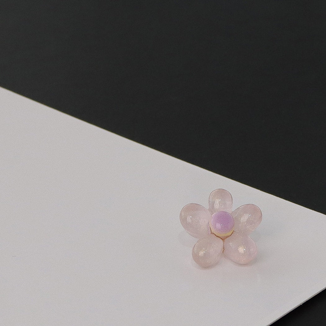 Bunli - 10-Pack DIY Cute Flower Plastic Button