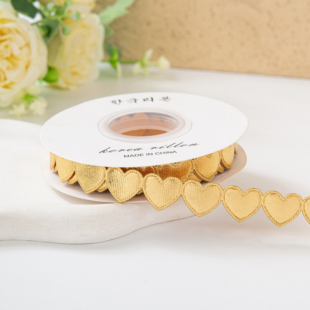 Rivora - DIY Simple Heart Design Trim Ribbon