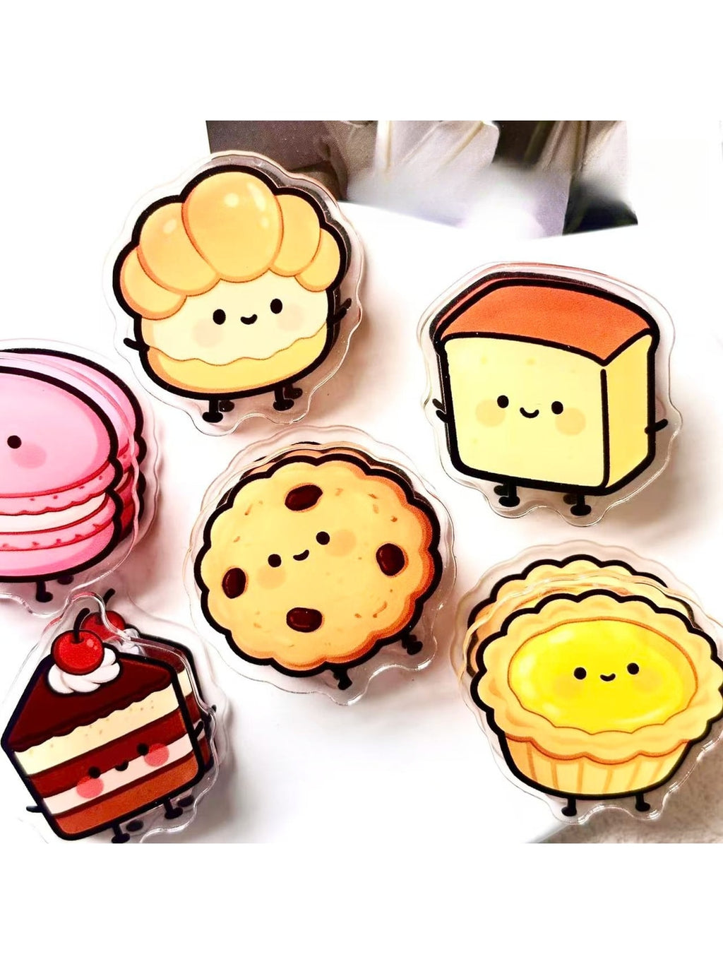 Clemi - Cute Acrylic Dessert Character Planner Clip Oria & Co
