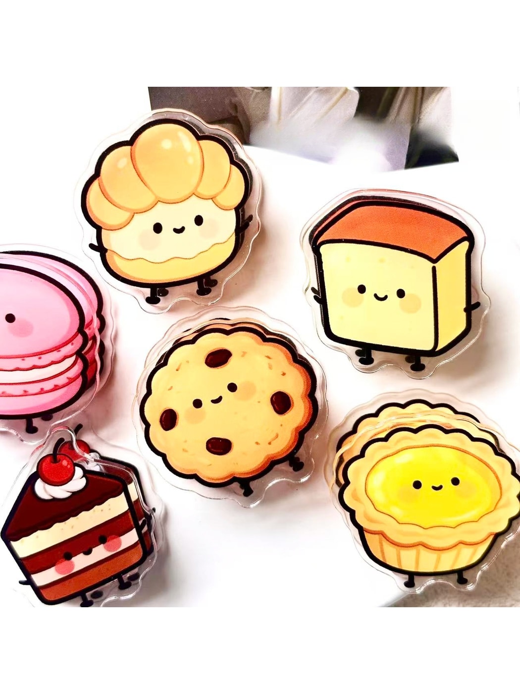 Clemi - Cute Acrylic Dessert Character Planner Clip Oria & Co