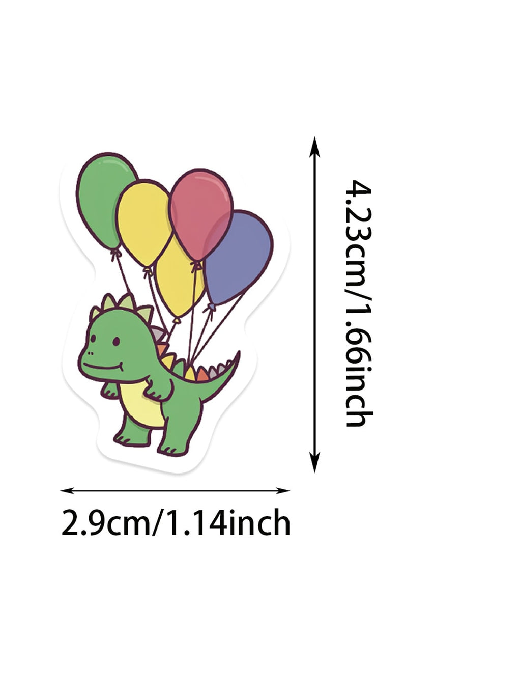 Lunira - Cute Cartoon Dinosaur Stickers pack Oria & Co