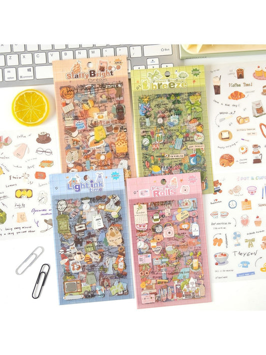 Lunira - Printed Cute Collage Decorative Stickers Pack Oria & Co
