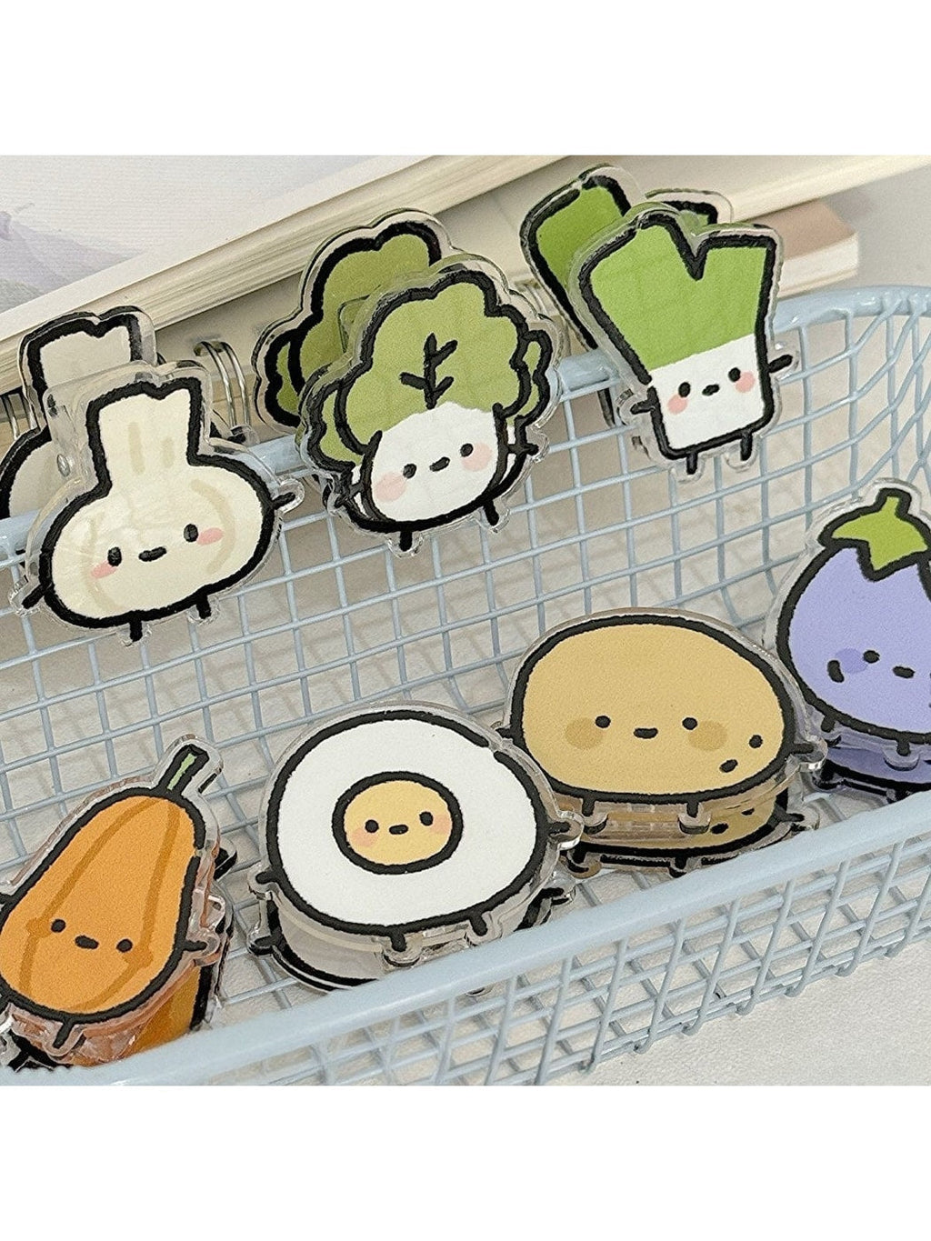 Clemi - Cute Food Shape Acrylic Double Sided Planner Clip Oria & Co
