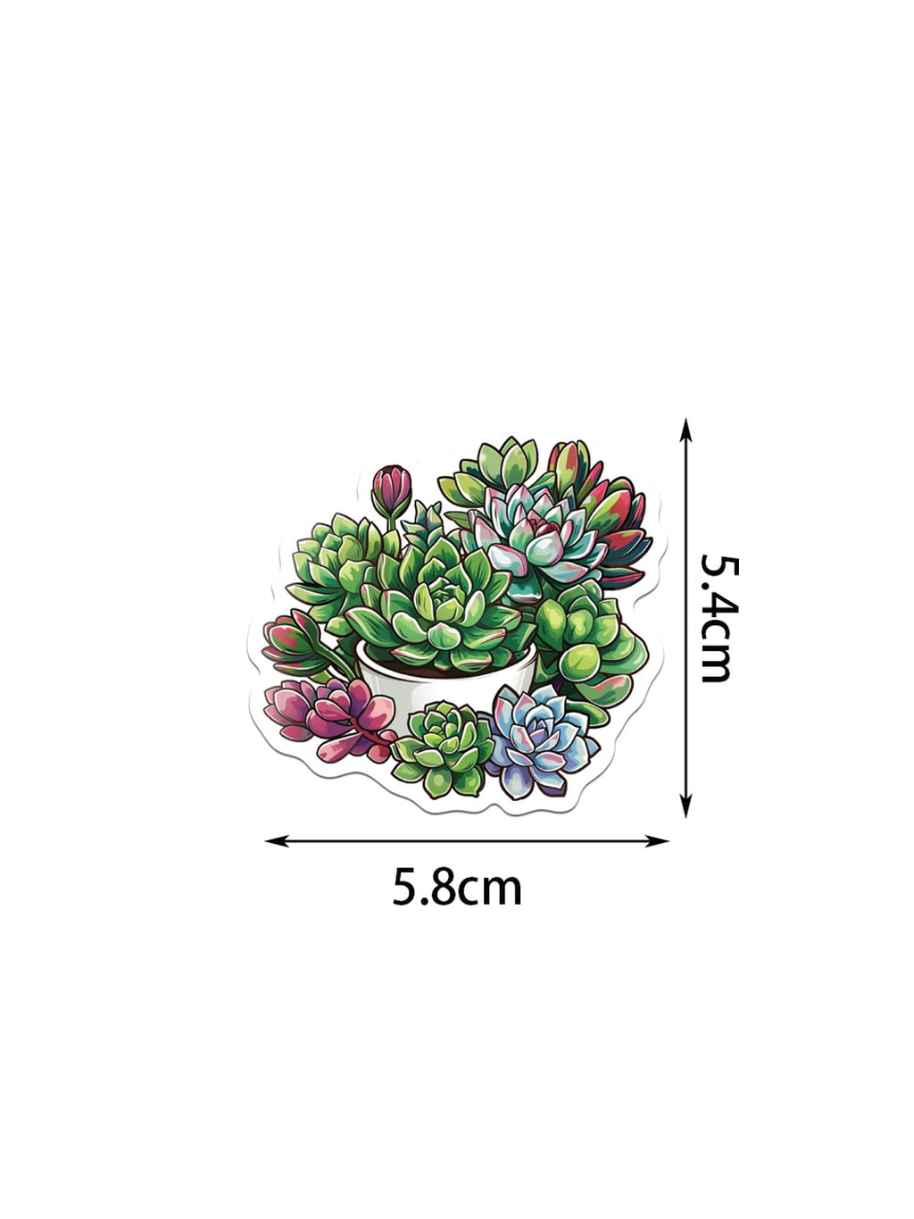 Lunira - Cute Botanical Printed Adhesive Stickers Pack Oria & Co