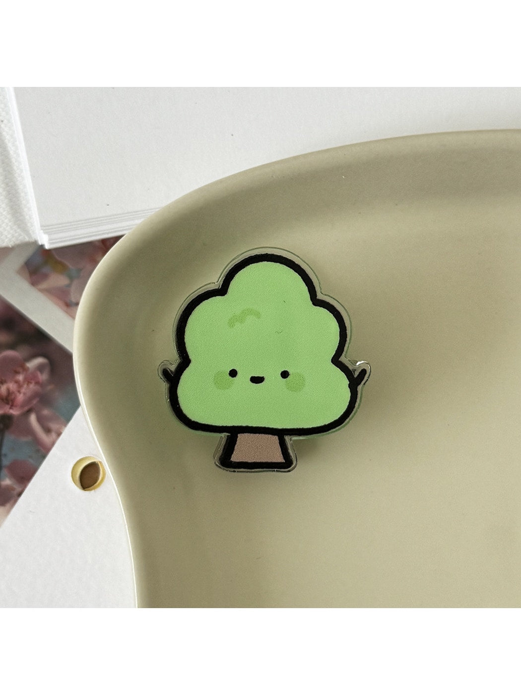 Clemi - Cute Acrylic Plant and Animal Planner Clip Oria & Co