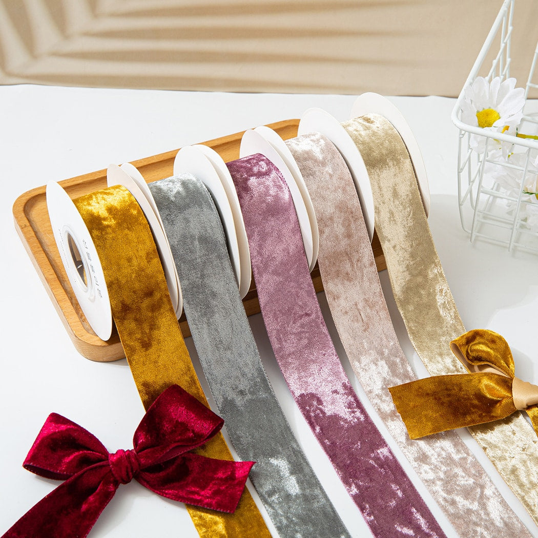 Rivora - DIY Classic Polyester Velvet Ribbon