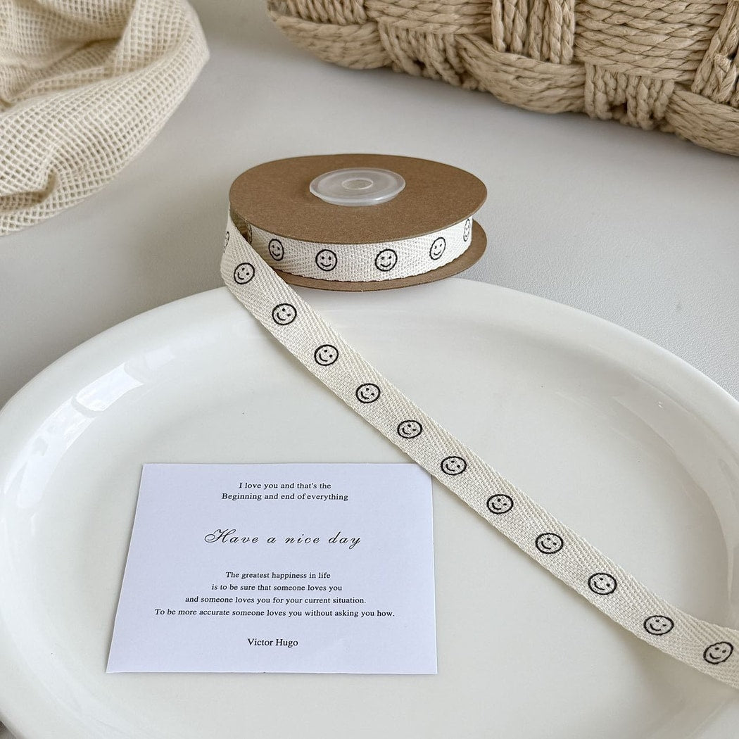 Rivora - DIY Decorative Herringbone Printed Trim Ribbon