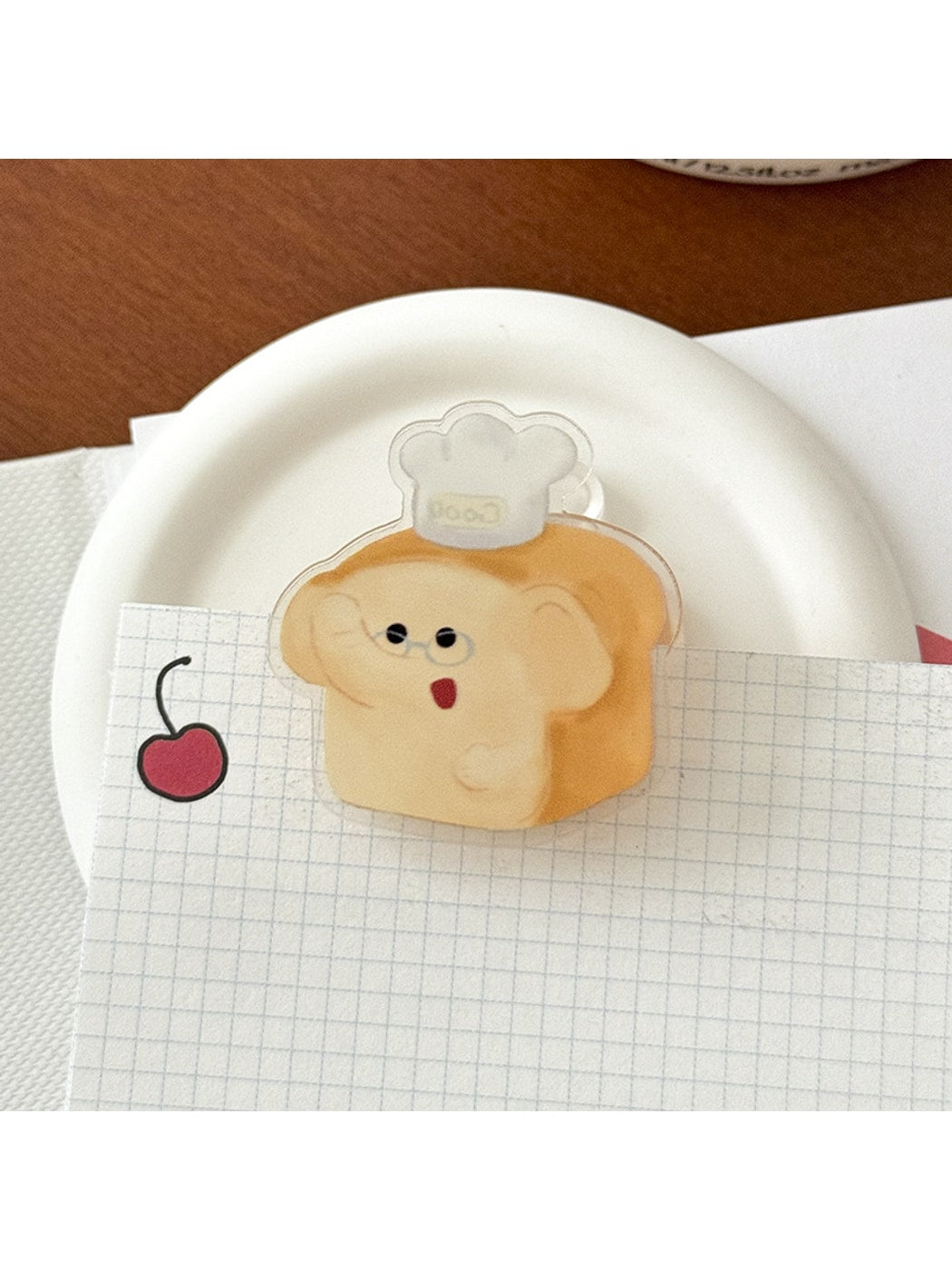 Clemi - Cute Acrylic Cartoon Snack Shape Planner Clip Oria & Co
