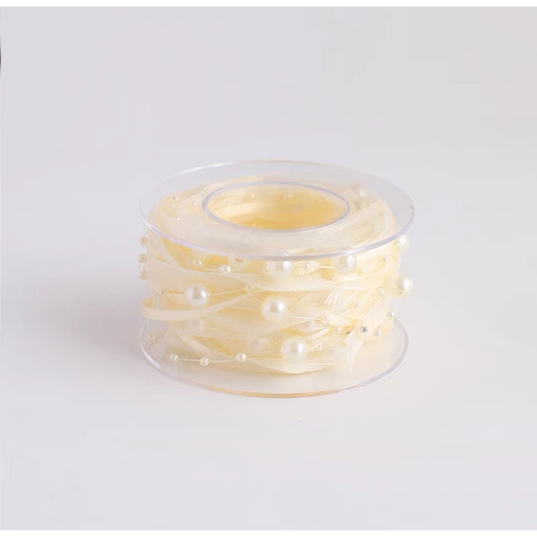 Rivora - DIY Beaded Tulle Style Decorative Ribbon