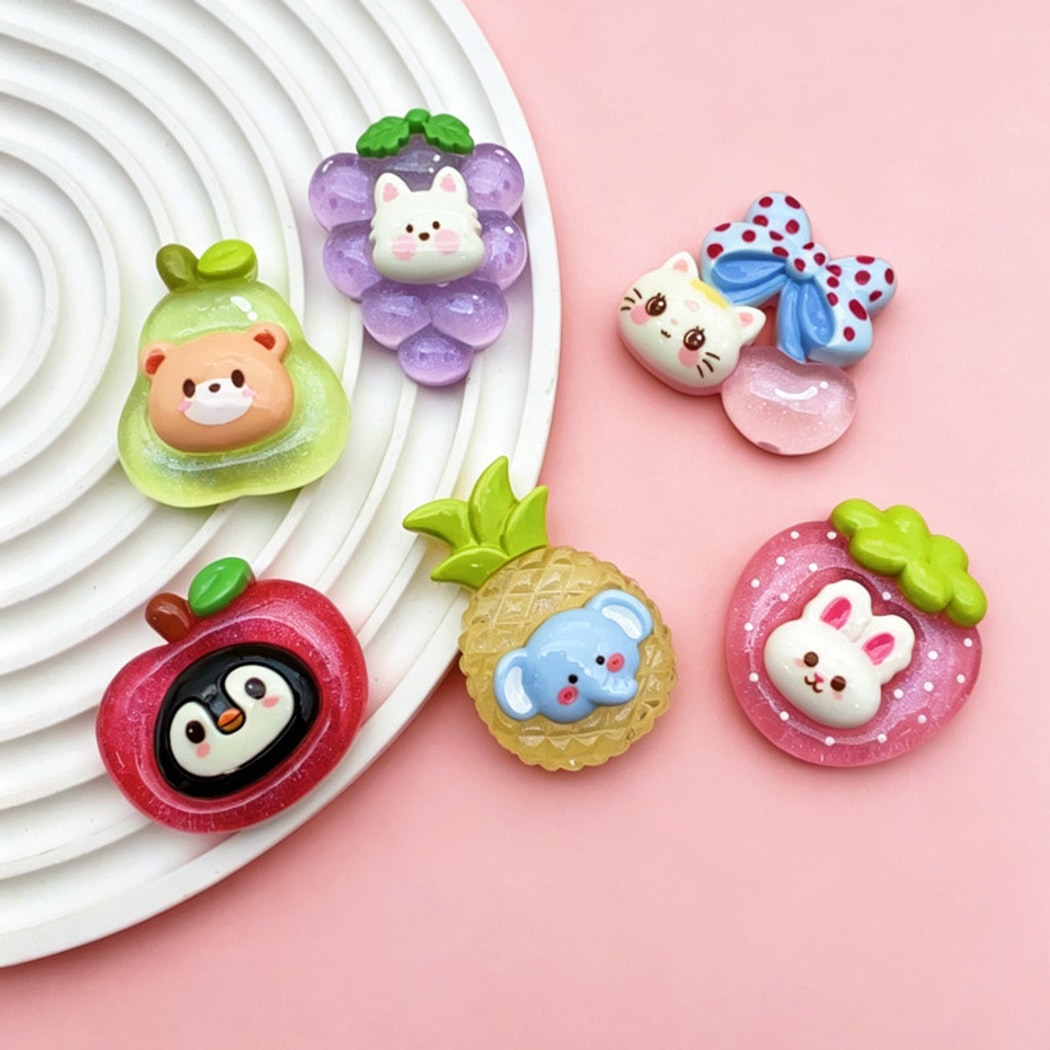 Chivy - Cartoon Fruit Plastic DIY Craft Accessory