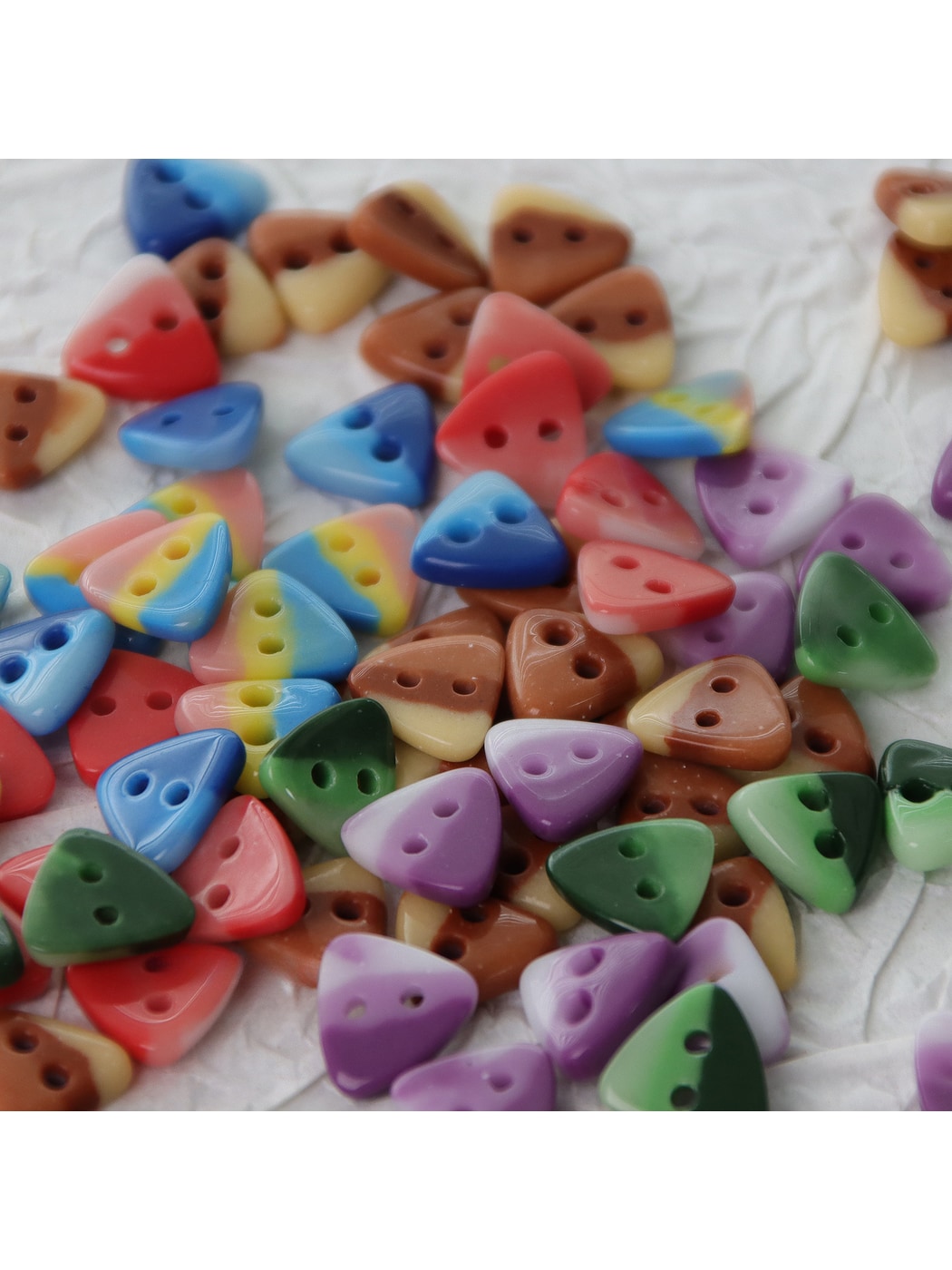 Bunli - 10 Pack Gradient Ceramic Two Hole Sewing Button Oria & Co