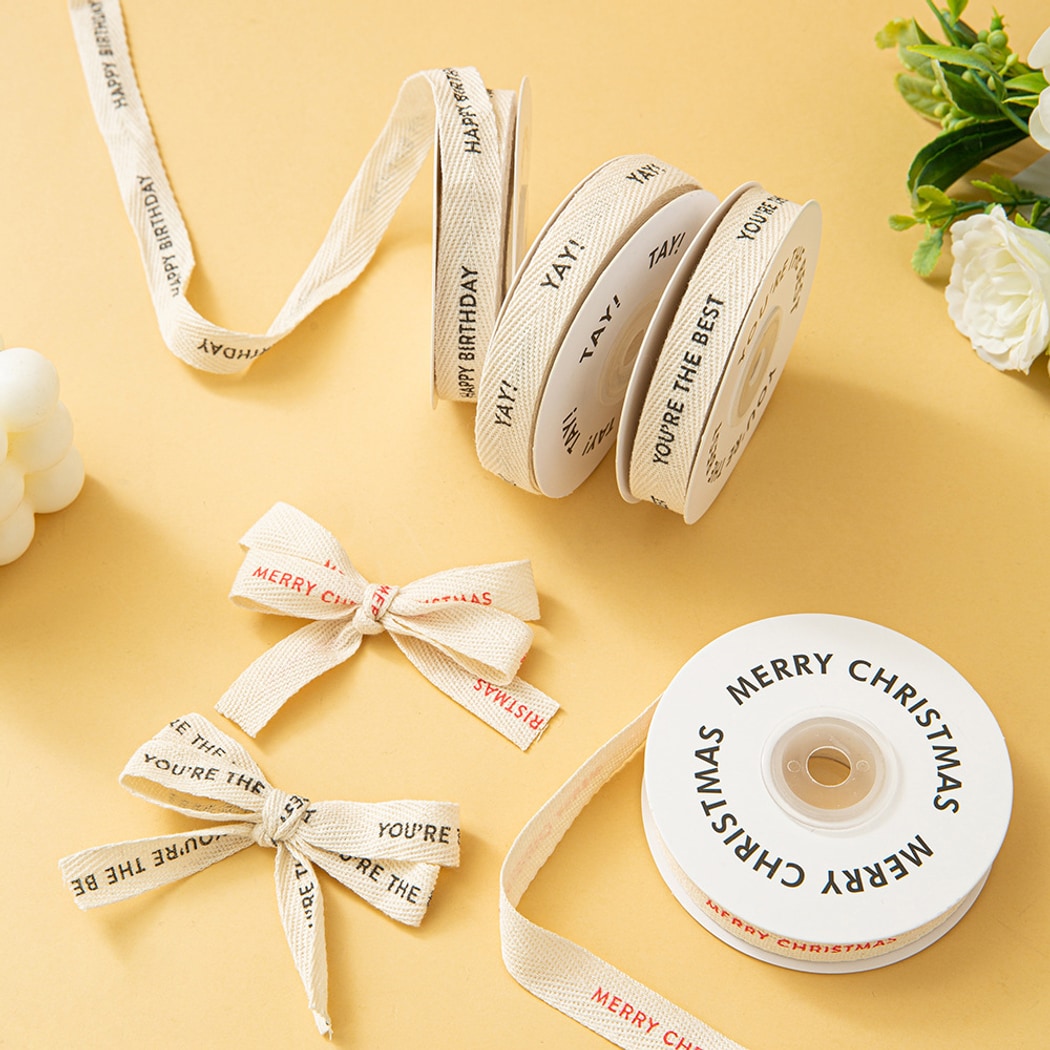 Rivora - DIY Decorative Herringbone Printed Trim Ribbon