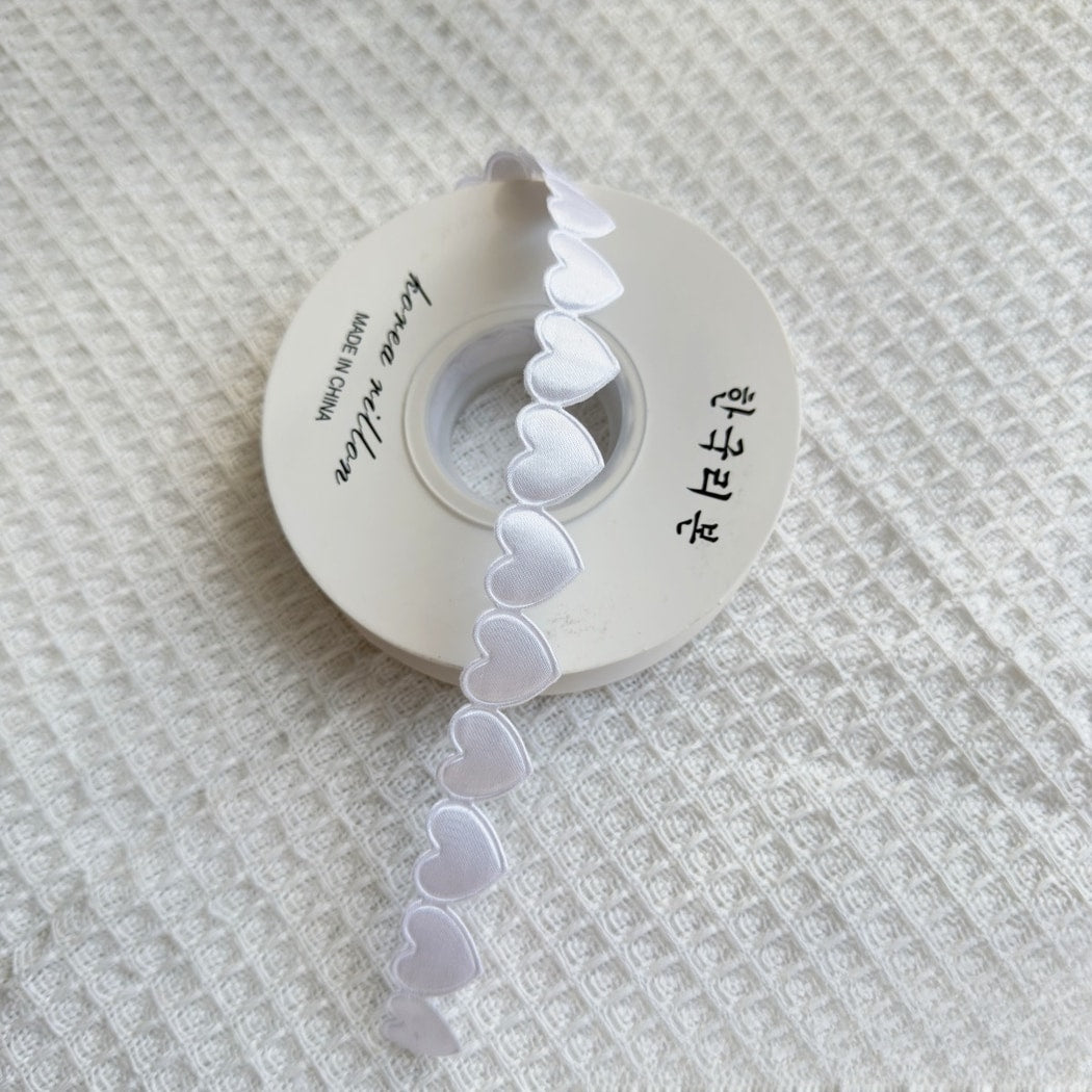 Rivora - DIY Simple Heart Design Trim Ribbon