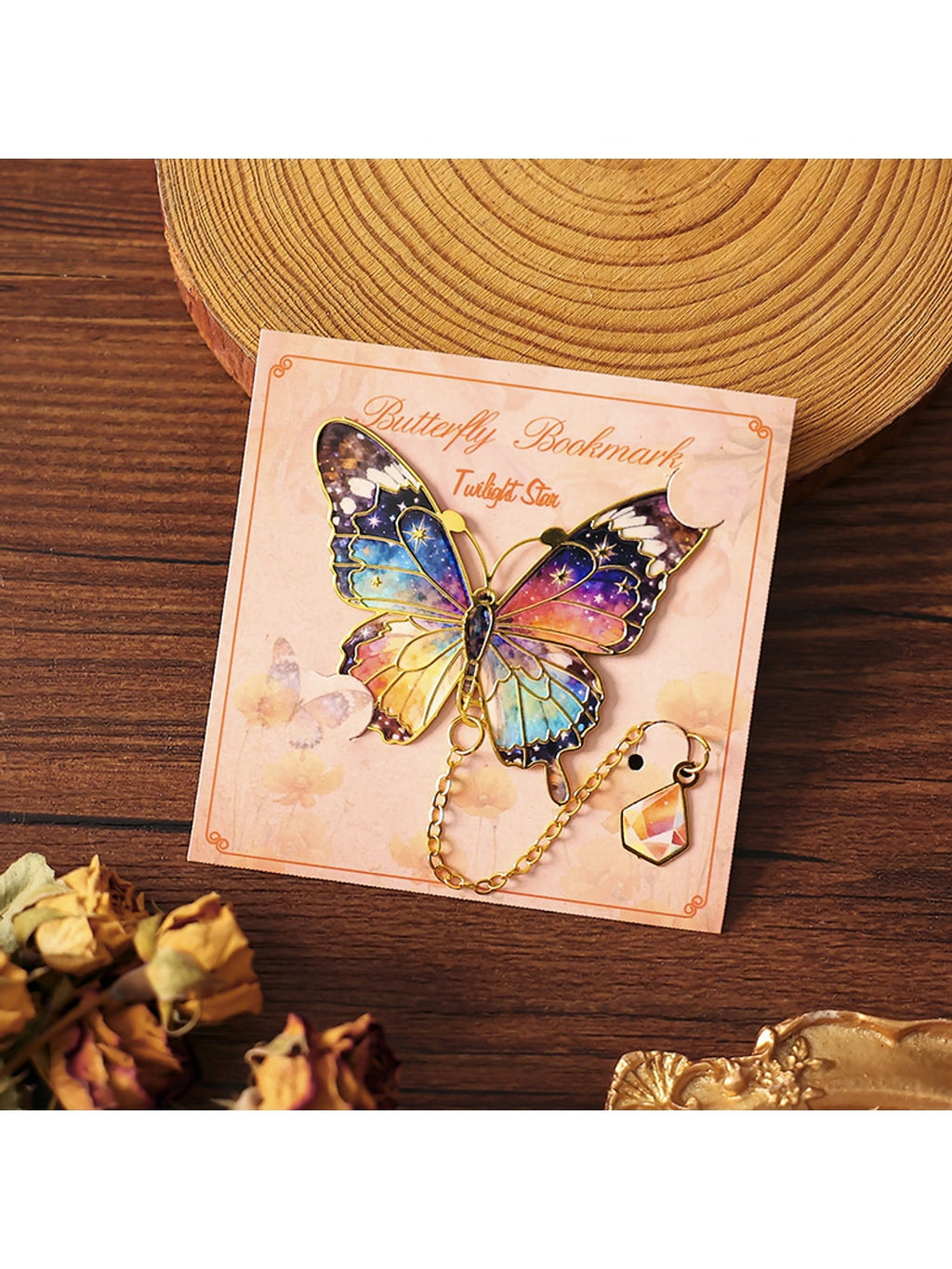 Novellea - Alloy Butterfly Decorative Chain Bookmark Oria & Co