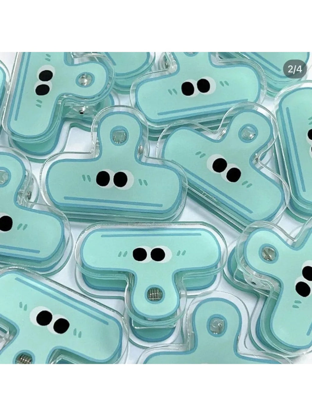Clemi - Cute Eye Motif Acrylic Clip for Notes Clip Oria & Co