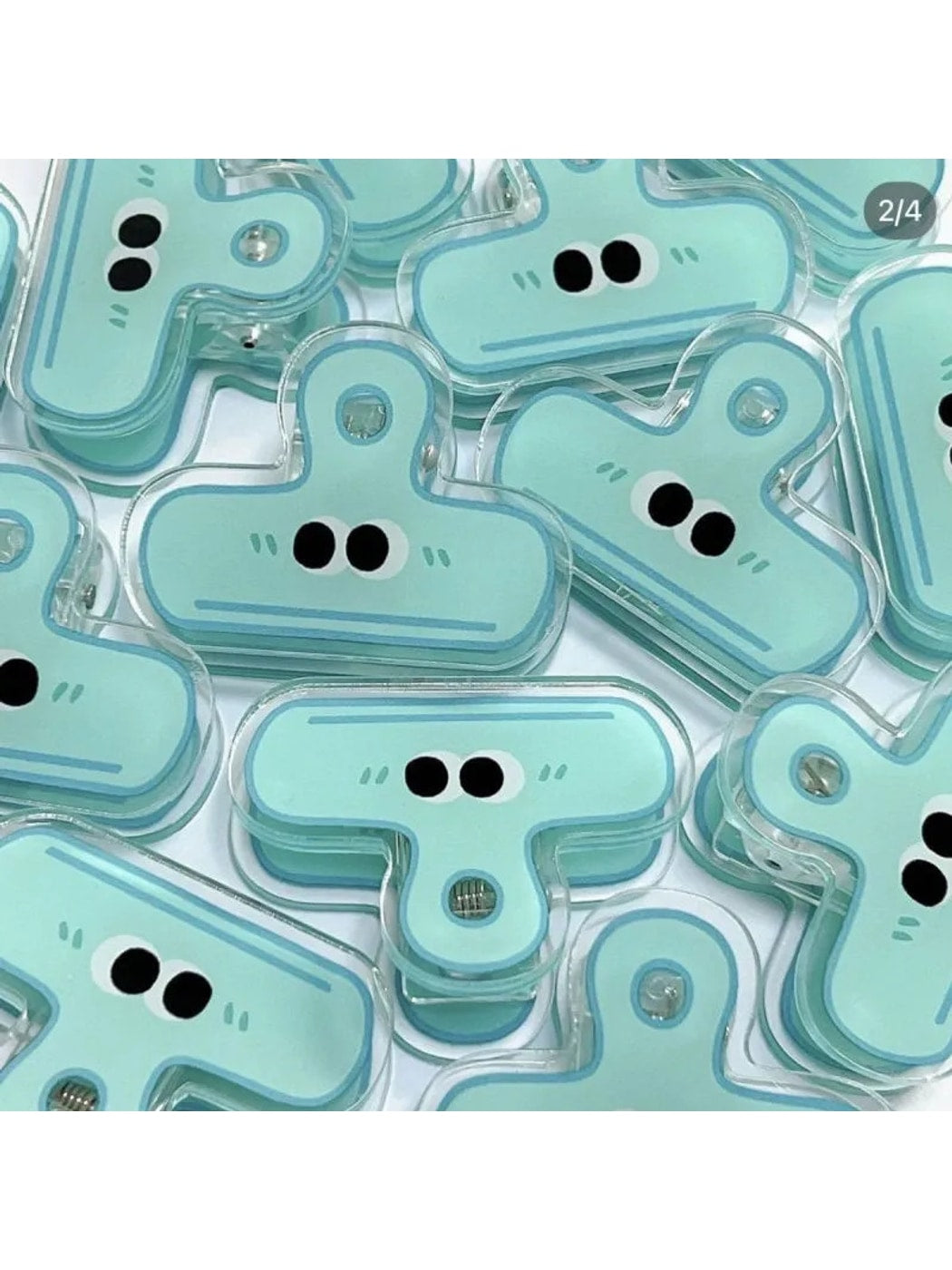 Clemi - Cute Eye Motif Acrylic Clip for Notes Clip Oria & Co