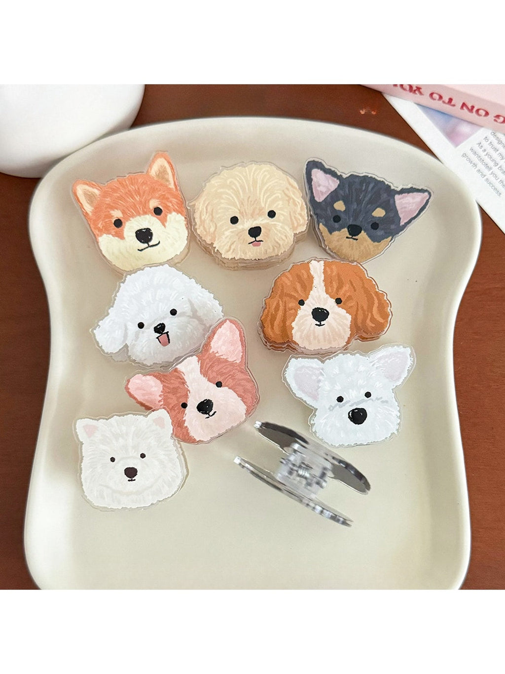 Clemi - Cute Animal Cartoon Acrylic Planner Clip Oria & Co