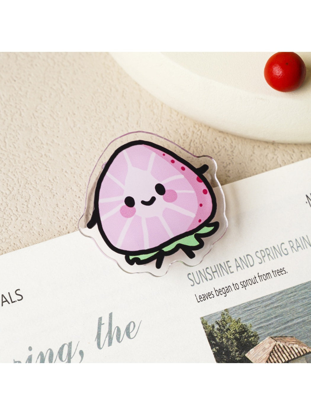 Clemi - Cute Fruit Shape Acrylic Memo Planner Clip Oria & Co