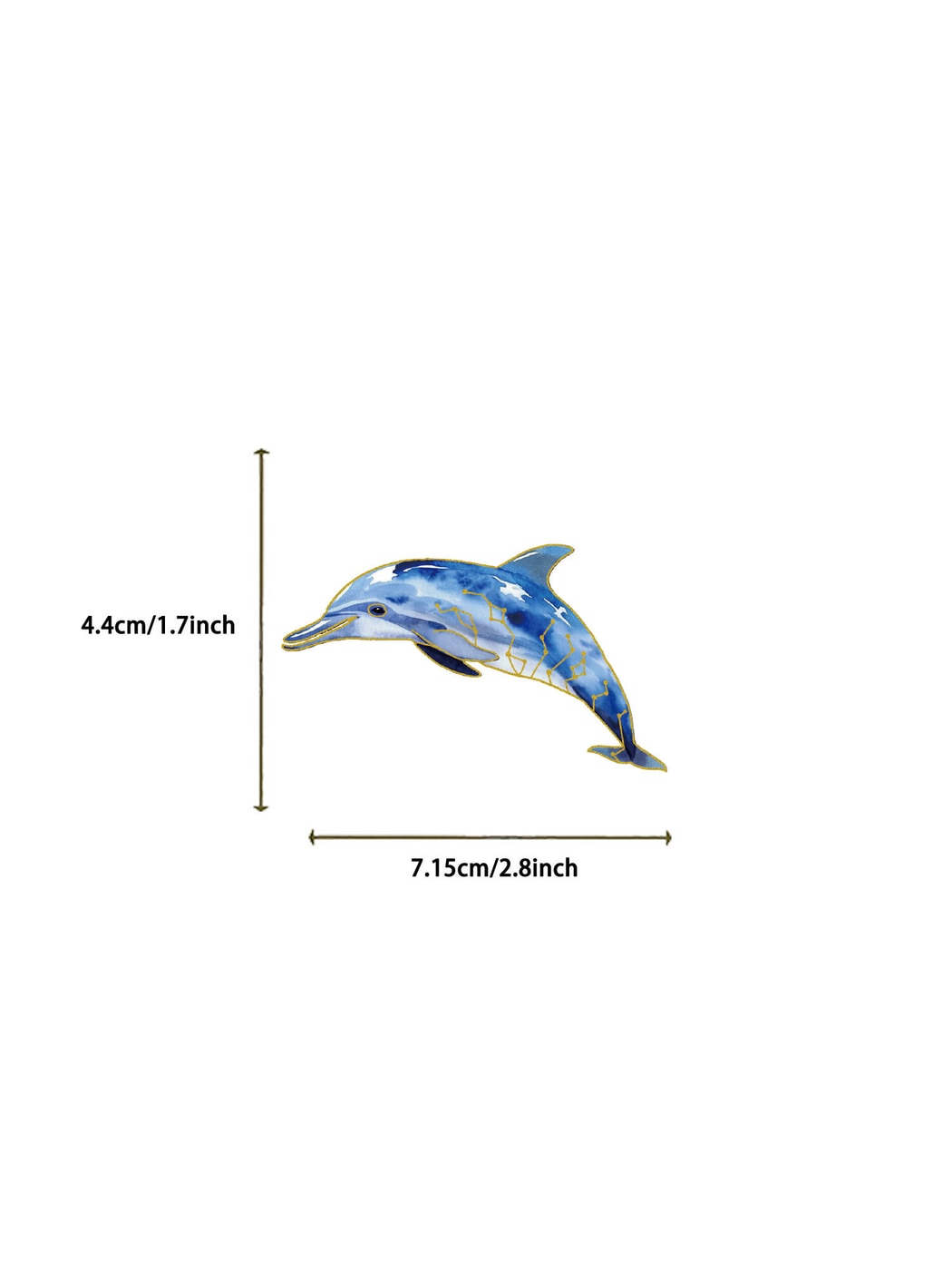 Lunira - Dolphin Whale Starfish Decorative Stickers pack Oria & Co